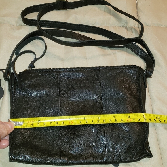 Day and Mood Black Leather "Anni" Crossbody NWT - Picture 4 of 6